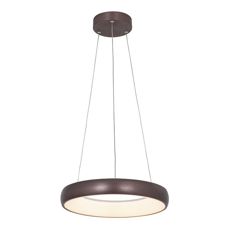 Zambelis 2047 - Himmennettävä LED-kattokruunu johdossa LED/30W/230V halkaisija 40 cm ruskea