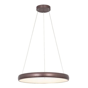 Zambelis 2055 - Himmennettävä LED-kattokruunu johdossa LED/50W/230V halkaisija 60 cm ruskea