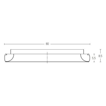 Zambelis 2056 - Himmennettävä LED-kattovalaisin LED/60W/230V halkaisija 80 cm musta