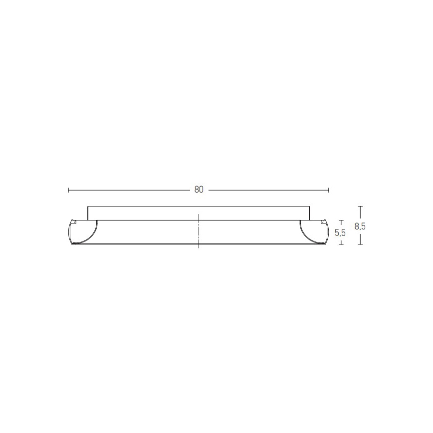 Zambelis 2056 - Himmennettävä LED-kattovalaisin LED/60W/230V halkaisija 80 cm musta