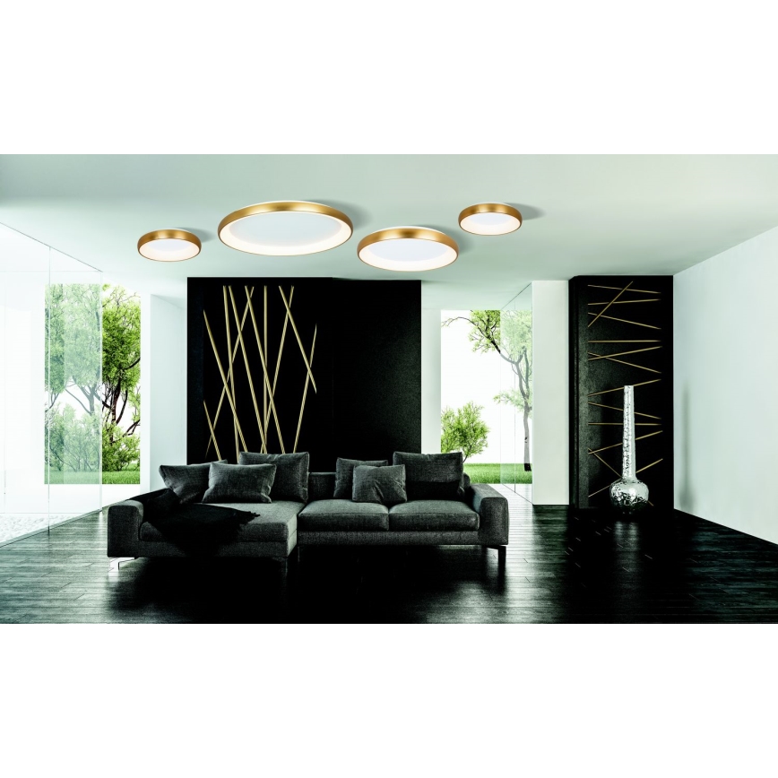 Zambelis 2058 - Himmennettävä LED-kattovalaisin LED/60W/230V halkaisija 80 cm kulta