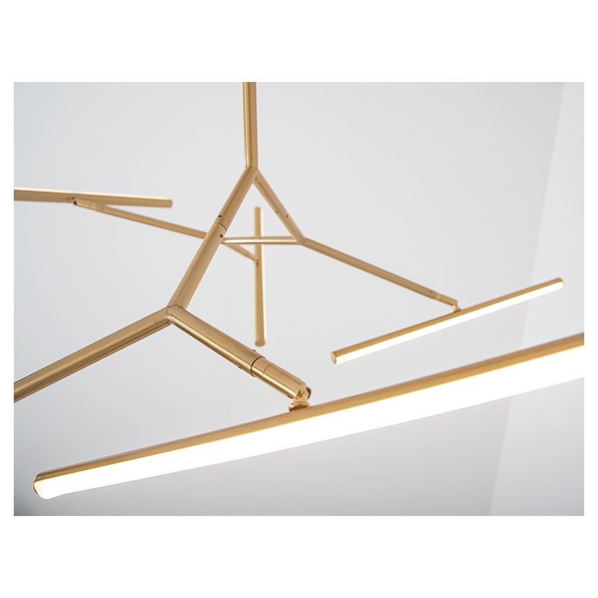 Zambelis 2071 - Himmennettävä LED-riipuskattokruunu LED/49W/230V kulta
