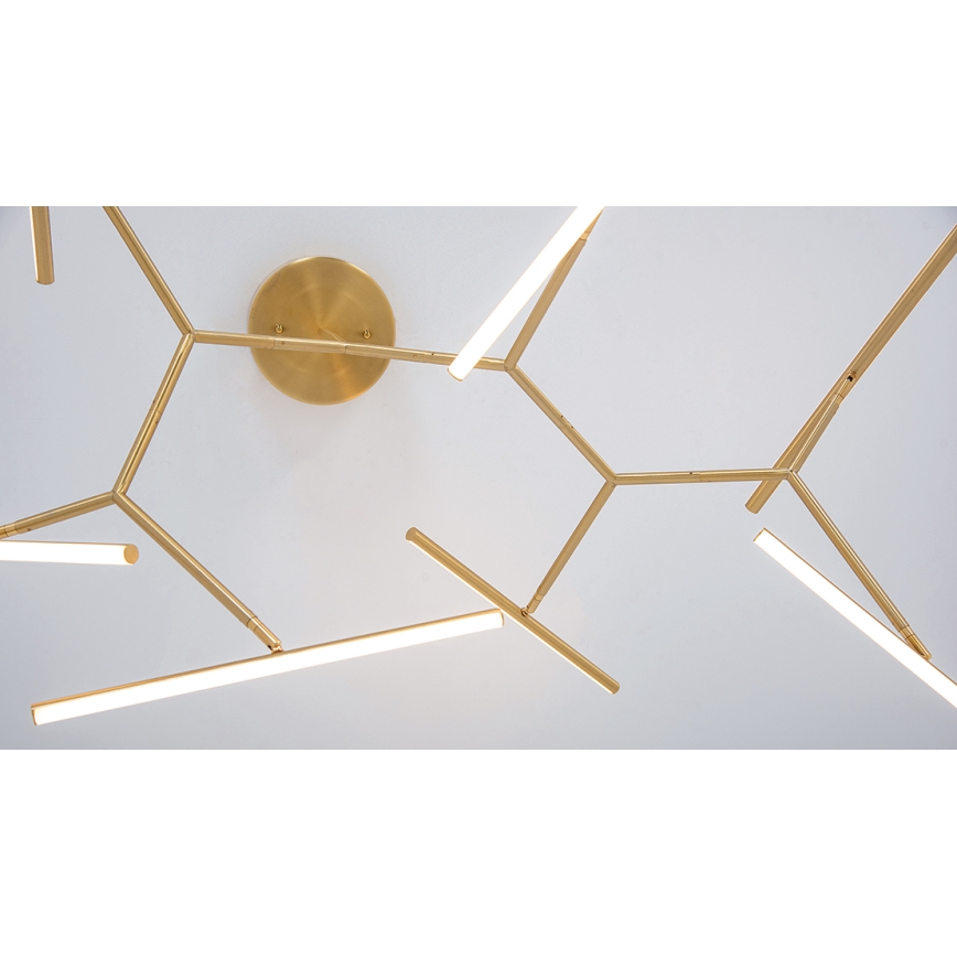 Zambelis 2073 - Himmennettävä LED-riipuskattokruunu LED/68W/230V kulta