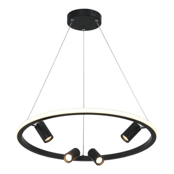Zambelis 22012 - Himmennettävä LED-kattokruunu johdossa LED/47W/230V halkaisija 60 cm musta