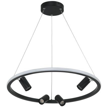 Zambelis 22012 - Himmennettävä LED-kattokruunu johdossa LED/47W/230V halkaisija 60 cm musta