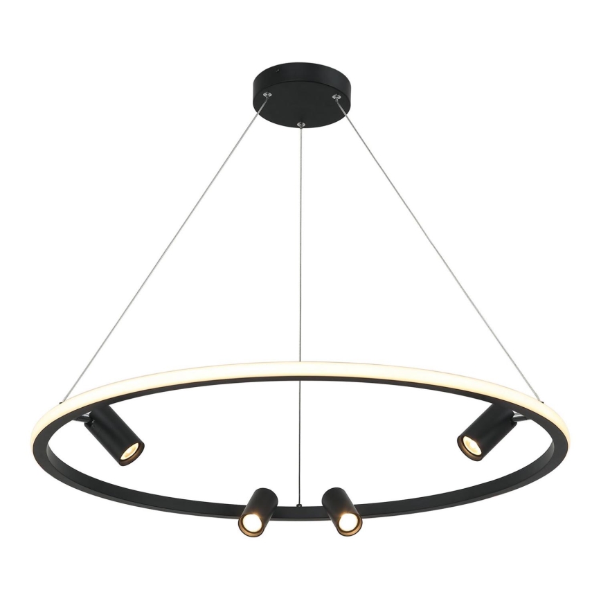 Zambelis 22013 - Himmennettävä LED-kattokruunu johdossa LED/59W/230V halkaisija 79 cm musta