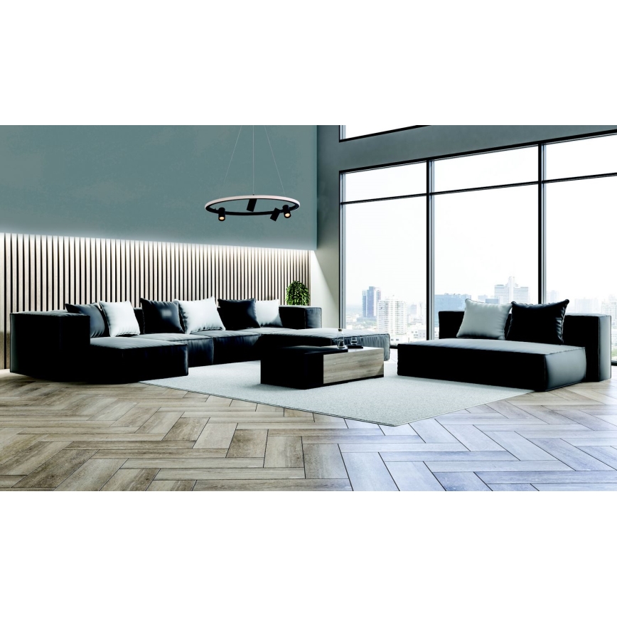 Zambelis 22013 - Himmennettävä LED-kattokruunu johdossa LED/59W/230V halkaisija 79 cm musta