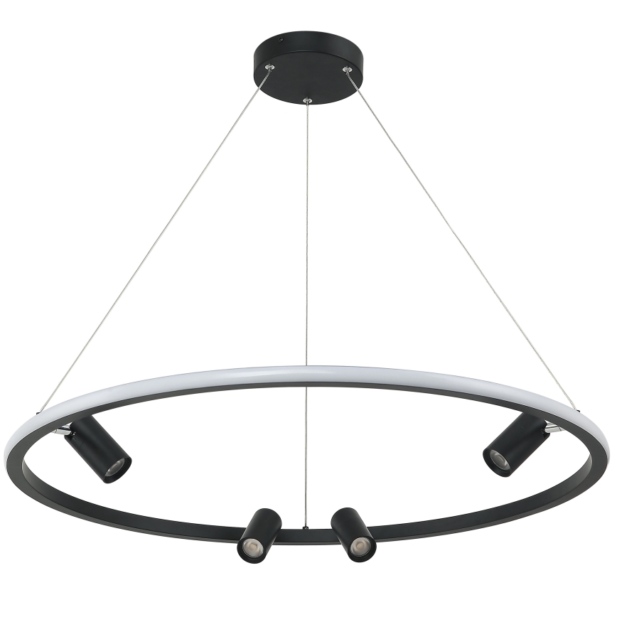 Zambelis 22013 - Himmennettävä LED-kattokruunu johdossa LED/59W/230V halkaisija 79 cm musta
