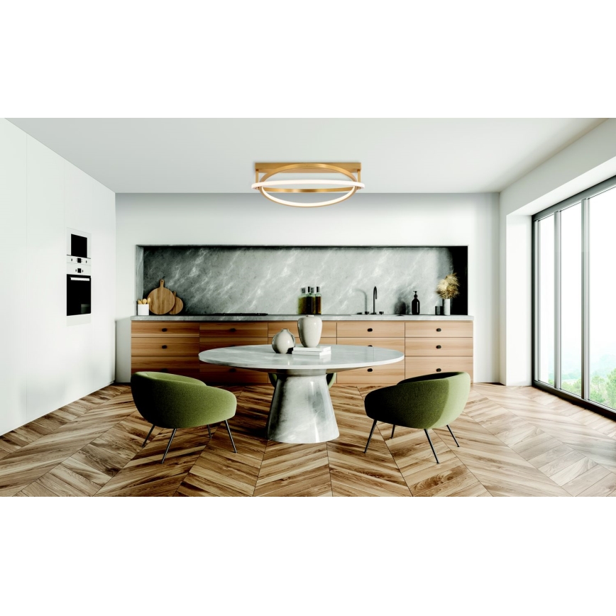 Zambelis 22019 - LED-himmennyskattokruunu LED/80W/230V halkaisija 79 cm kulta