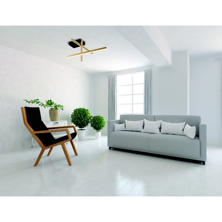 Zambelis 22024 - LED-himmennyskattokruunu LED/25W/230V kulta