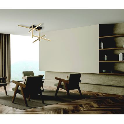 Zambelis 22026 - LED-himmennyskattokruunu LED/46W/230V kulta