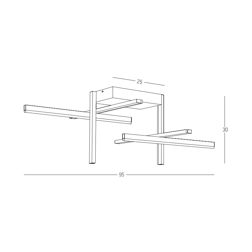 Zambelis 22026 - LED-himmennyskattokruunu LED/46W/230V kulta