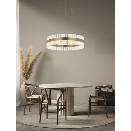 Zambelis 22040 - Himmennettävä LED-kattokruunu johdossa LED/68W/230V kulta