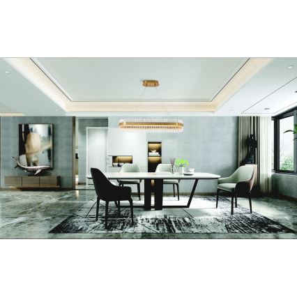 Zambelis 22041 - Himmennettävä LED-kattokruunu johdossa LED/68W/230V kulta