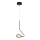 Zambelis 22045 - Himmennettävä LED-kattokruunu johdossa LED/7W/230V CRI90 musta