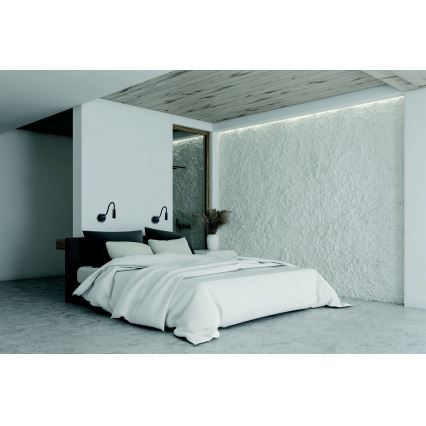 Zambelis 22049 - LED-seinävalaisin LED/3W/230V CRI90 musta