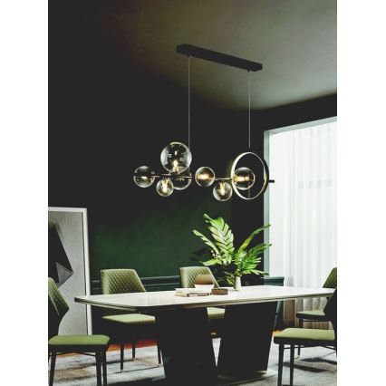 Zambelis 22063 - Himmennettävä LED-kattokruunu johdossa LED/14W + 7xG9/7W/230V