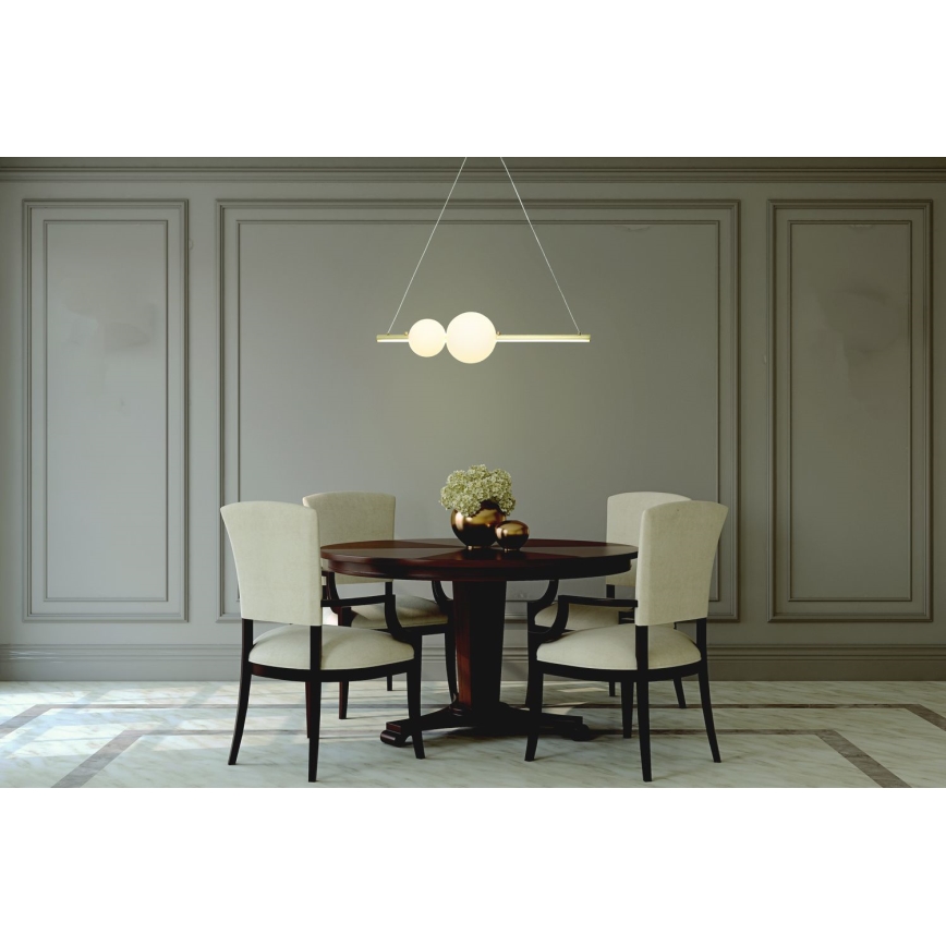 Zambelis 22108 - Himmennettävä LED-kattokruunu johdossa LED/11W/230V kulta