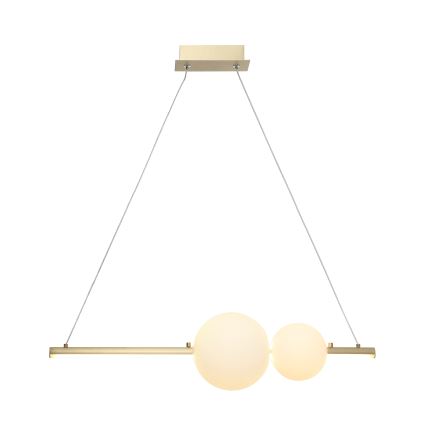 Zambelis 22108 - Himmennettävä LED-kattokruunu johdossa LED/11W/230V kulta