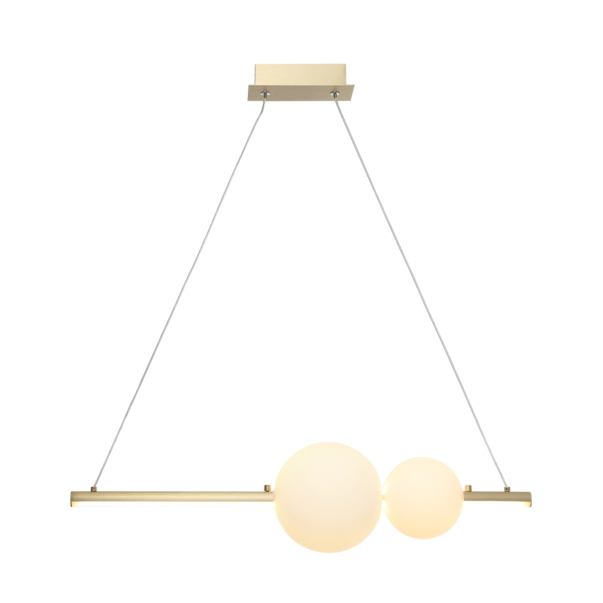 Zambelis 22108 - Himmennettävä LED-kattokruunu johdossa LED/11W/230V kulta