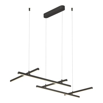 Zambelis 22244 - Himmennettävä LED-kattokruunu johdossa LED/50W/230V musta