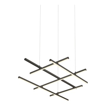 Zambelis 22245 - Himmennettävä LED-kattokruunu johdossa LED/80W/230V musta