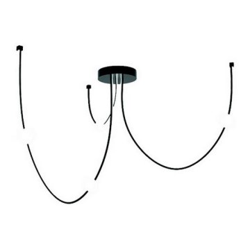 Zambelis 22247 - Himmennettävä LED-kattokruunu johdossa LED/42W/230V musta
