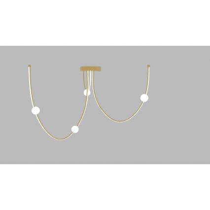 Zambelis 22248 - Himmennettävä LED-kattokruunu johdossa LED/42W/230V kulta