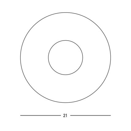 Zambelis 23137 - Seinävalaisin 1xG9/7W/230V halkaisija 21 cm kulta