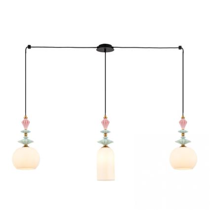 Zambelis A22079 - Varaosa: varjostin kattokruunuun, Ø 21 cm, valkoinen