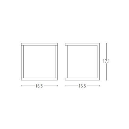 Zambelis E127 - Ulkoseinävalaisin 1xE27/18W/230V IP54 antrasiitti