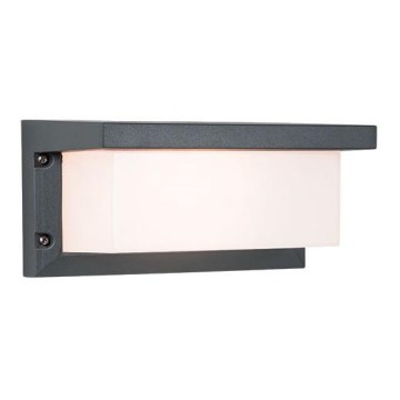 Zambelis E128 - Ulkoseinävalaisin 1xE27/18W/230V IP54 antrasiitti