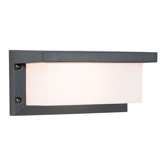 Zambelis E128 - Ulkoseinävalaisin 1xE27/18W/230V IP54 antrasiitti