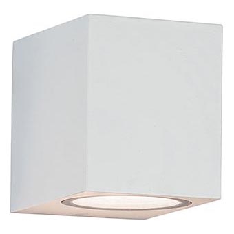 Zambelis E150 - Ulkoseinävalaisin 1xGU10/15W/230V IP54 valkoinen