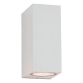 Zambelis E151 - Ulkoseinävalaisin 2xGU10/15W/230V IP54 valkoinen