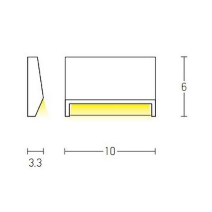 Zambelis E182 - LED-ulkoportaikkovalaisimet LED/1,5W/230V IP54 valkoinen