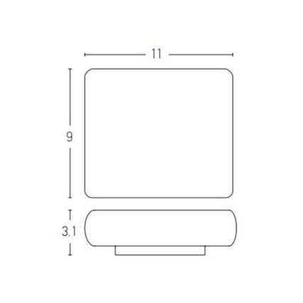 Zambelis E238 - LED-ulkoseinävalaisin 2xLED/3W/230V IP65 antrasiitti