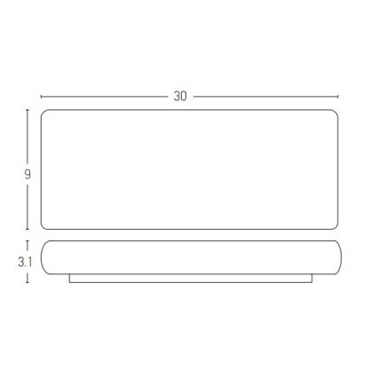 Zambelis E240 - LED-ulkoseinävalaisin 2xLED/10W/230V IP65 antrasiitti