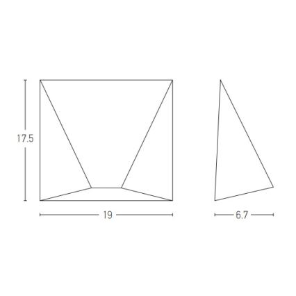 Zambelis E243 - LED-ulkoseinävalaisin LED/7W/230V IP44 antrasiitti