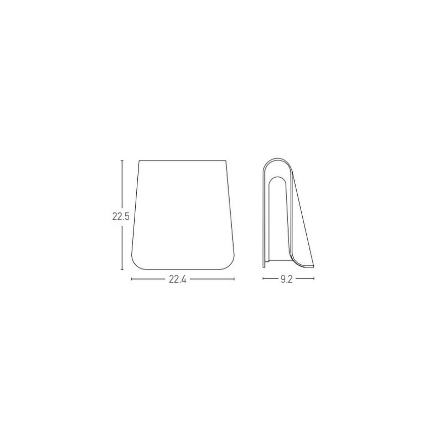 Zambelis E245 - LED-ulkoseinävalaisin LED/6W/230V IP54 antrasiitti