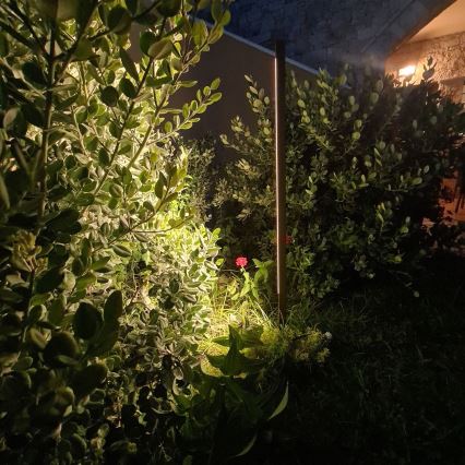 Zambelis E280 - LED-ulkolamppu LED/15W/230V IP65 ruskea