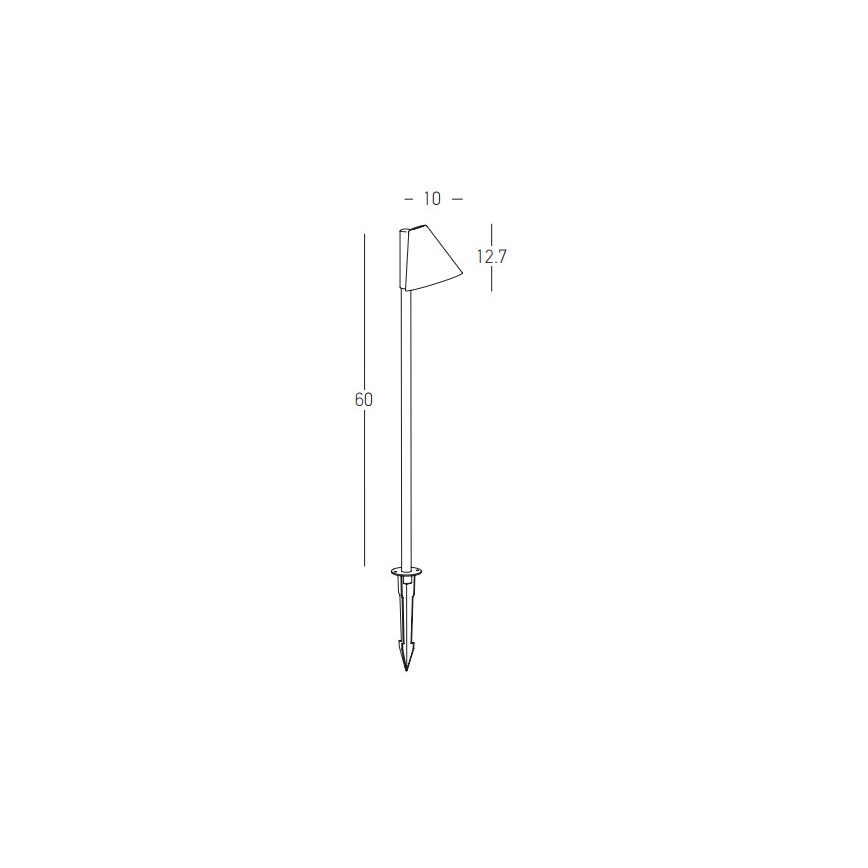 Zambelis E281 - Ulkovalaisin 1xGU10/20W/230V IP65 antrasiitti