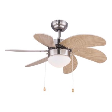 ZEVENTI - Kattotuuletin FAMARA 1xE14/60W/230V beige