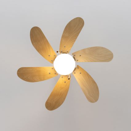 ZEVENTI - Kattotuuletin FAMARA 1xE14/60W/230V beige