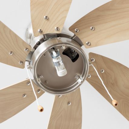 ZEVENTI - Kattotuuletin FAMARA 1xE14/60W/230V beige
