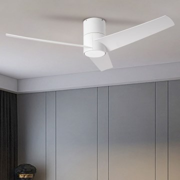 ZEVENTI - LED himmennettävä kattovalo BARROSA LED/18W/230V 3000-6000K Wi-Fi Tuya valkoinen + kauko-ohjaus