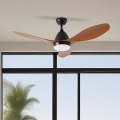 ZEVENTI - LED himmennettävä kattovalo MURO LED/18W/230V 3000-6000K Wi-Fi Tuya musta + kauko-ohjaus