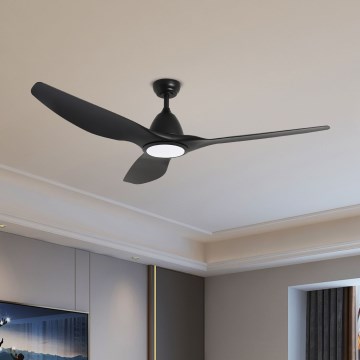 ZEVENTI - LED himmennettävä kattovalo URBINO LED/20W/230V 3000-6000K Wi-Fi Tuya musta + kauko-ohjaus