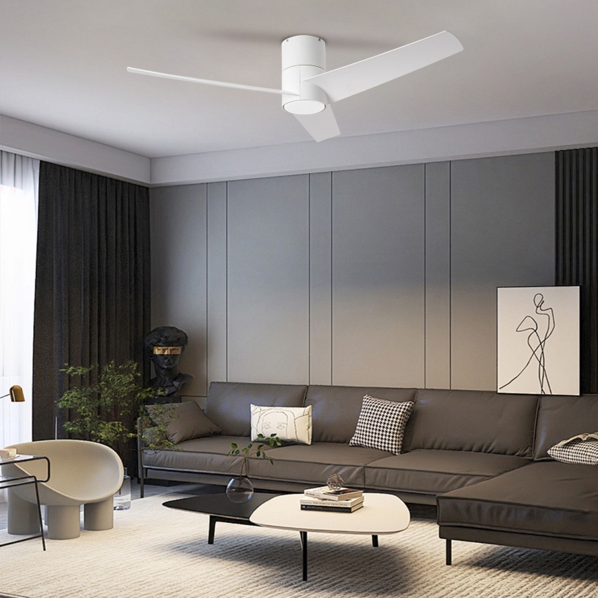 ZEVENTI - LED himmennettävä kattovalo BARROSA LED/18W/230V 3000-6000K Wi-Fi Tuya valkoinen + kauko-ohjaus