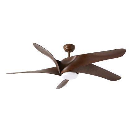 ZEVENTI - LED himmennettävä kattovalo LUCCA LED/18W/230V 3000-6000K Wi-Fi Tuya ruskea + kauko-ohjaus